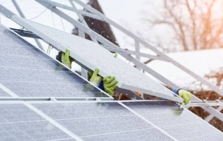 Instalación placas solares en invierno | Viventia